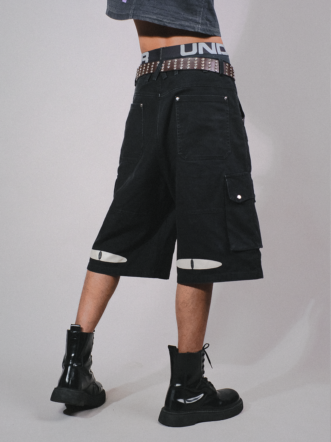 DAMAGE CULT JORTS ( BLACK )  2