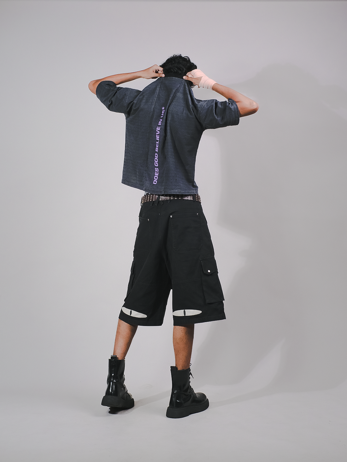 DAMAGE CULT JORTS ( BLACK )  1