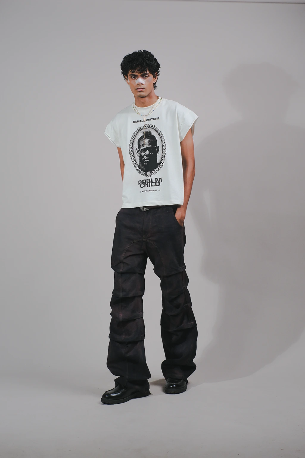 DEEP RUST HANDBLEACHED PANTS  4